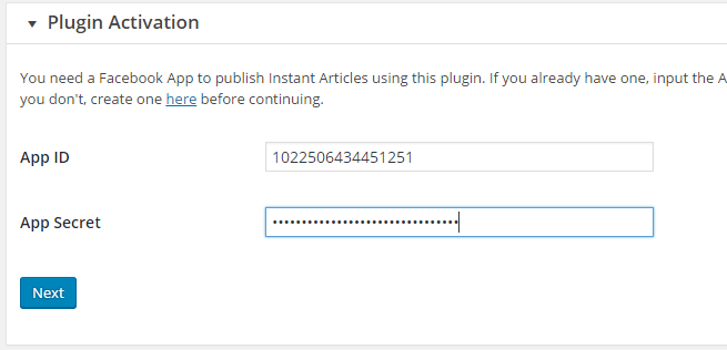 Plugin Activation