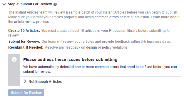 Submit for Review